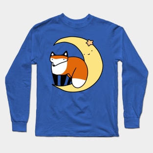 Fox and Moon Long Sleeve T-Shirt